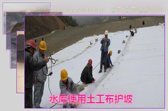 水庫使用土工布護(hù)坡